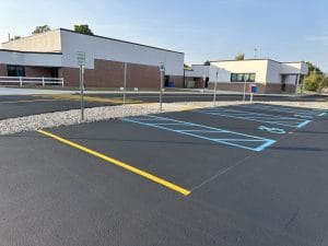 Line Striping | B&E Sealcoat