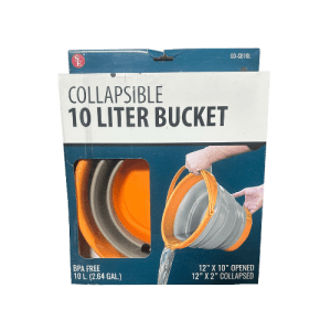 2.64 Gallon Collapsible Silicone Bucket | B&E Seal Coat Products