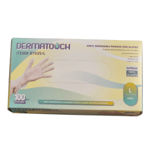 Dermatouch Vinyl Disposable Gloves | B&E Seal Coat Products
