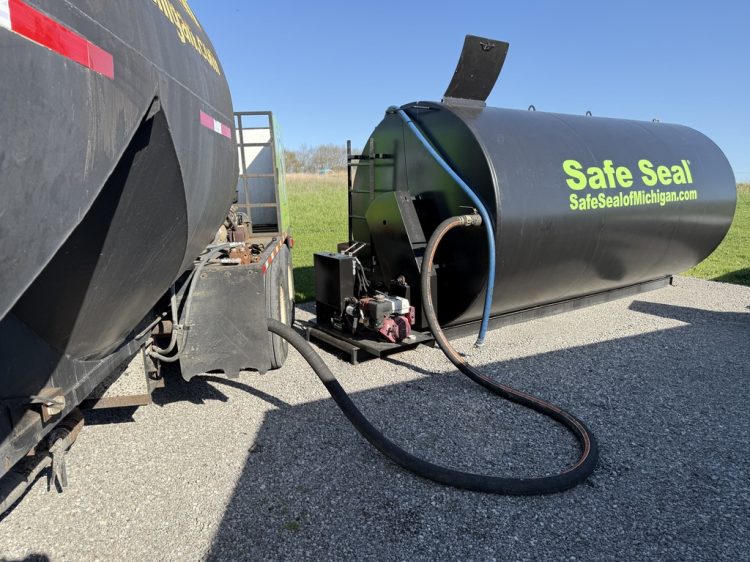 Commercial Sealcoating Sprayers | B&E Sealcoat Services