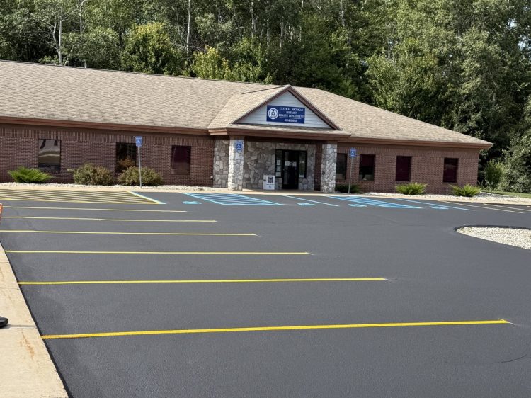 Commercial Line Striping Equipment | B&E Sealcoat Services