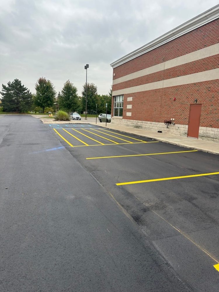 Line Striping | B&E Sealcoat